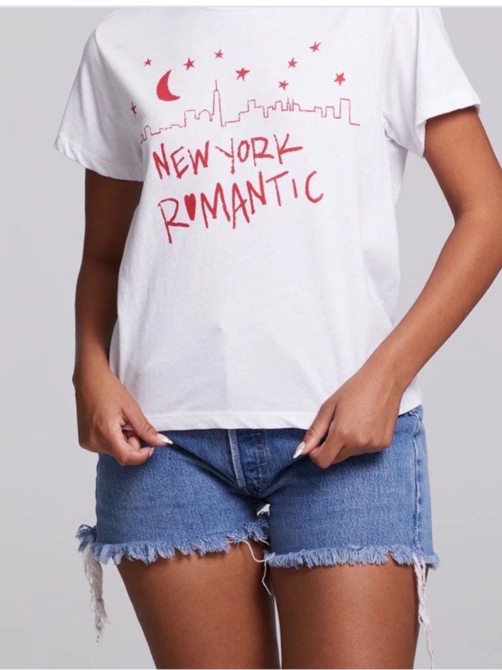 RARE Chaser New York Romantic Graphic Tee Oversized Celestial NYC T Shirt
